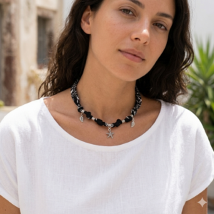 choker bandana negro